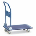 fetra® Plattformwagen mit Stahl-Plattform 750 x 490 mm, TK 150 kg