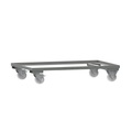 Fahrgestell für HESON® Gitterbox, lackiert, für Behälter 1.200 x 800 mm, mausgrau