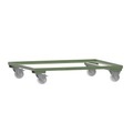 Fahrgestell für HESON® Gitterbox, lackiert, für Behälter 1.200 x 1.000 mm, resedagrün