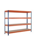 SCHULTE Weitspannregal, mit Spanplatten, GF, HxBxT 1.981 x 1.536 x 926 mm