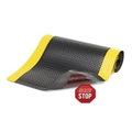 Bodenmatte 2-lagig, PVC, BxT 910 x 1.500 mm, schwarz/gelb