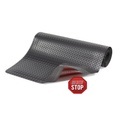 Bodenmatte 2-lagig, PVC, BxT 910 x 3.000 mm, schwarz