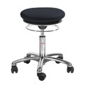 Hocker Pilates, 3D-Stoff, Sitzhöhe 450-580 mm, schwarz
