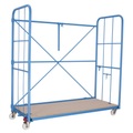 Möbel-Rollbox mit Gitterseiten + Rückenstreben, HxBxT 1.730 x 1.730 x 730 mm