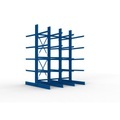 META Schwerlast-Kragarmregal, doppelseitig, TK pro Arm 400 kg, HxBxT 4.000 x 3.100 x 2.500 mm
