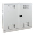 HEMMDAL Pflanzenschutzmittel- und Chemikalienschrank mit 2 Auffangwannen, HxBxT 1.000 x 1.000 x 500 mm