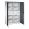 C+P Werkzeugschrank, Schubladen 4x174 mm, 6 Böden, Breite 1.200 mm, lichtgrau, schwarzgrau