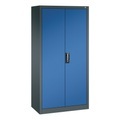 C+P Werkzeugschrank, Schubladen 4x174 mm, 6 Böden, Breite 930 mm, anthrazitgrau, enzianblau