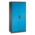 C+P Werkzeugschrank, Schubladen 4x86 + 4x174 mm, 6 Böden, Breite 930 mm, anthrazitgrau, lichtblau