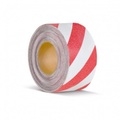 m2-Antirutschbelag™ Warnmarkierung, Rolle, Breite 75 mm, rot-weiss