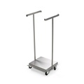 VAR® Abfallsackhalter, Edelstahl, 120 Liter, mobil