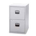 BISLEY Hängeregistraturschrank PFA 2 Schübe lichtgrau / oxfordblau