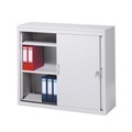 C+P Schiebetürenschrank, HxBxT 1.025 x 1.600 x 400 mm, lichtgrau, lichtblau, hellgrau