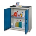 C+P Umweltschrank, 2 Wannen, HxBxT 1.000 x 930 x 500 mm, lichtgrau