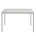 Stahlrohr-Tisch, BxT 1.600 x 800 mm, lichtgrau