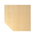 Verkettungsplatte für Schreibtisch mit Memoryschalter, Trapezform, BxT 1.200 x 1.200 mm, grau