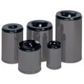 VAR® Sicherheits-Papierkorb, feuersicher, 80 Liter, lichtgrau