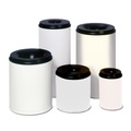 VAR® Sicherheits-Papierkorb, feuersicher, 50 Liter, reinweiss