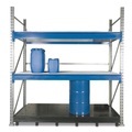 Regalbodenwanne, HxBxT 430 x 1.340 x 3.280 mm, Auffangvolumen 1.000 l, inkl. Lochplatte