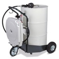 Ölanlagen SAMOA-HALLBAUER mit Automatik-Schlauchaufroller, verfahrbar, 200 Liter