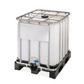IBC-Container Gefahrgut-Ausführung, auf Kunststoff-Palette, 1.000 Liter