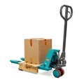 Ameise®- Mini-Handhubwagen Ameise®, GL 800 mm, Polyurethan/Nylon, RAL 5018 türkisblau