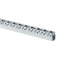 Universal-Rollenschiene, Stahlrollen, Teilung 100 mm, TK pro Rolle 20 kg