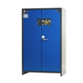 asecos® Akku-Sicherheitsschrank Typ 90 für Lithium-Ionen-Batterien ION-CORE-STORE, HxBxT 1.953 x 1.193 x 615 mm, 3x isolierte Fachböden, 1x Bodenauffangwanne