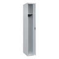 C+P Spind Classic PLUS, 1 Abteil, HxBxT 1.850 x 250 x 500 mm, lichtgrau, lichtgrau, Zylinderschloss, ohne Mitteltrennwand