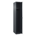 C+P Spind Classic PLUS, 1 Abteil, HxBxT 1.850 x 300 x 500 mm, anthrazitgrau, anthrazitgrau, für Vorhängeschloss, ohne Mitteltrennwand