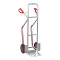 Ameise® Stapelkarre, Aluminium, mit Gleitkufen, TK 200 kg, Schaufel BxT 320 x 250 mm, pannensichere Bereifung