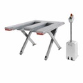 FLEXLIFT Flach-Scheren-Hubtisch, E-förmig, TK 1.500 kg, Plattform à 1.350 x 1.150 mm, 400 V
