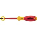 VDE Plus/minus-Schraubendreher Wiha SoftFinish electric slimFix 3281 Größe SL/PZ 1 Klingenlänge: 80 mm