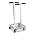 BASIC Abfallsackhalter, 120 Liter, 4 Lenkrollen + 4 Standfüsse, offen