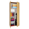 MID.YOU Mehrzweckschrank buchefarben in buchefarben , ca. 70x178x40 cm 'Vandol' _ Holzwerkstoff , 4 Fächer , 70x178x40 cm , Dekorfolie,Nachbildung , stehend , 000657007007