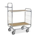 ESD-Etagenwagen, flexibel, 2 Etagen à 750 x 425 mm