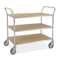 ESD-Etagenwagen, Bügelhöhe 940 mm, 3 Böden à 940 x 540 mm