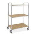 ESD-Etagenwagen, Bügelhöhe 1.445 mm, 3 Böden à 940 x 540 mm
