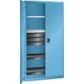 LISTA Werkzeugschrank, (BxTxH) 1000x580x1950mm, 2 Auszüge, 3 Schubladen, lichtblau, RFID Lock
