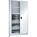 LISTA Werkzeugschrank, (BxTxH) 1000x580x1950mm, 2 Auszüge, 3 Schubladen, lichtgrau, RFID Lock