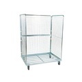 Stahl-Rollbehälter in Euro-Mass, 3-seitig, Ladefläche BxT 1.350 x 950 mm