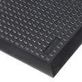 Arbeitsplatzmatte, Naturgummi ESD, genoppt schwarz LxBxH 900 x 600 x 13 mm