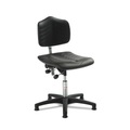 Arbeitsdrehstuhl Premium, PU-Formsitz super-soft, Sitzhöhe 460-590 mm, Bodengleiter, Kunststoffbasis