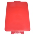 Deckel für Abfallsackhalter, für 2x 70 Liter, rot