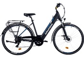 Grundig - E-Bike CITY - schwarz/blau - Aluminium