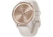 GARMIN vívomove Trend - Smartwatch (Breite: 20 mm, Silikon, Creme/Perlgold)