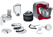 Bosch Haushalt MUM5/Serie 4 Küchenmaschine 1000 W Rot-Silber
