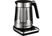 RUSSELL HOBBS Attentiv - Glas-Wasserkocher (1.7 l, Schwarz/Edelstahl)