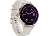 Garmin, GARMIN Venu 3S - GPS-Smartwatch (Elfenbein/Softgold)