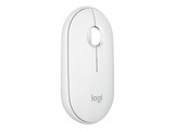 Logitech, LOGITECH Pebble Mouse 2 M350s - Bluetooth-Maus (Weiss)